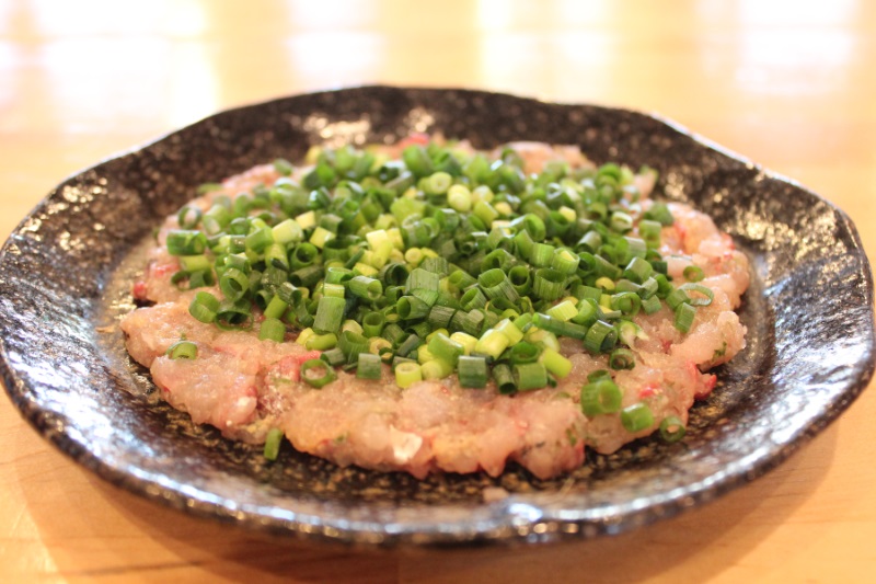 ◇房総料理　あじのなめろう◇